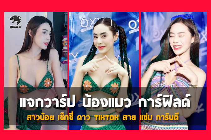 แจกวาร์ป น้องแมว การ์ฟิลด์ สาวน้อย เซ็กซี่ ดาว tiktok สาย แซ่บ การันตี